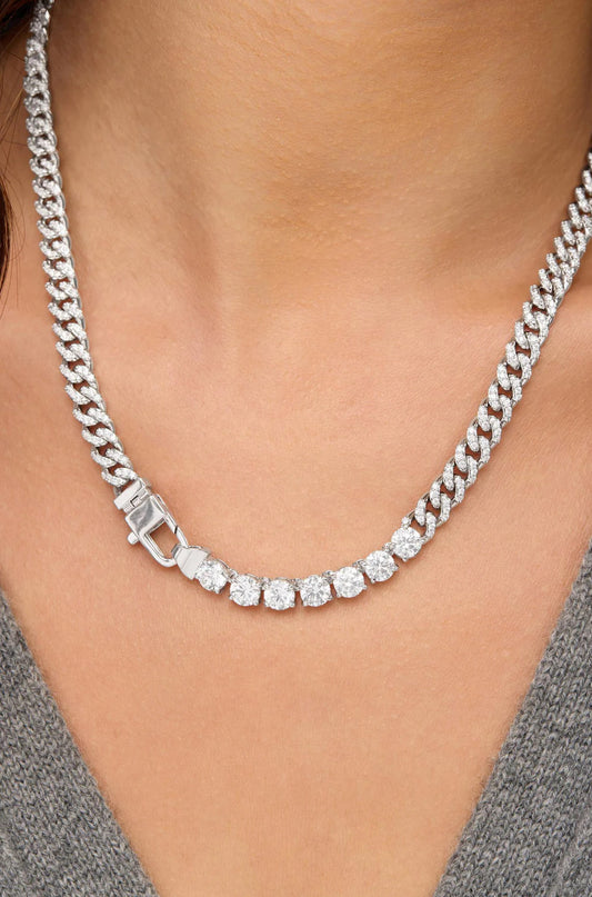 Pavé Julian Loves Diamonds Necklace 18”