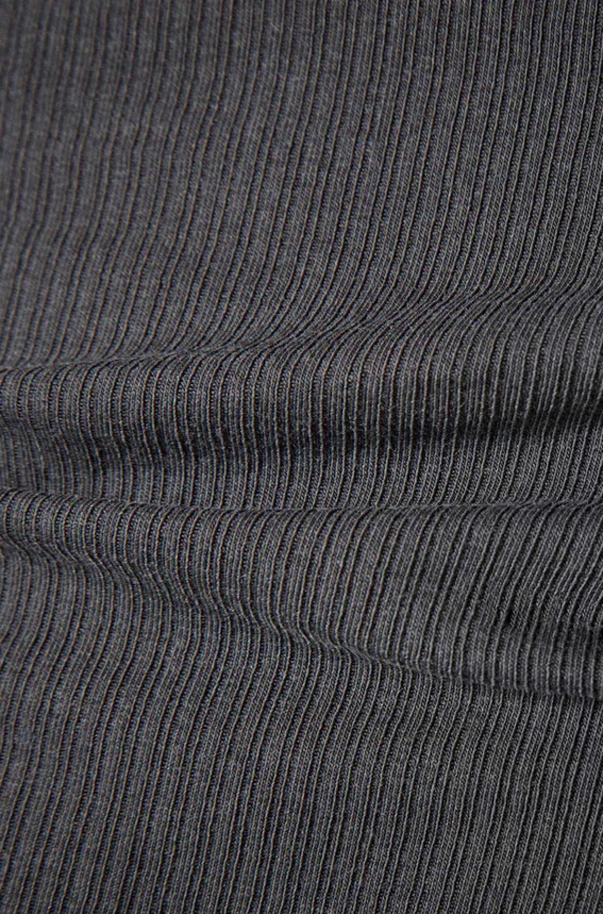Ribbed Daily Tank in Carbon Pigment