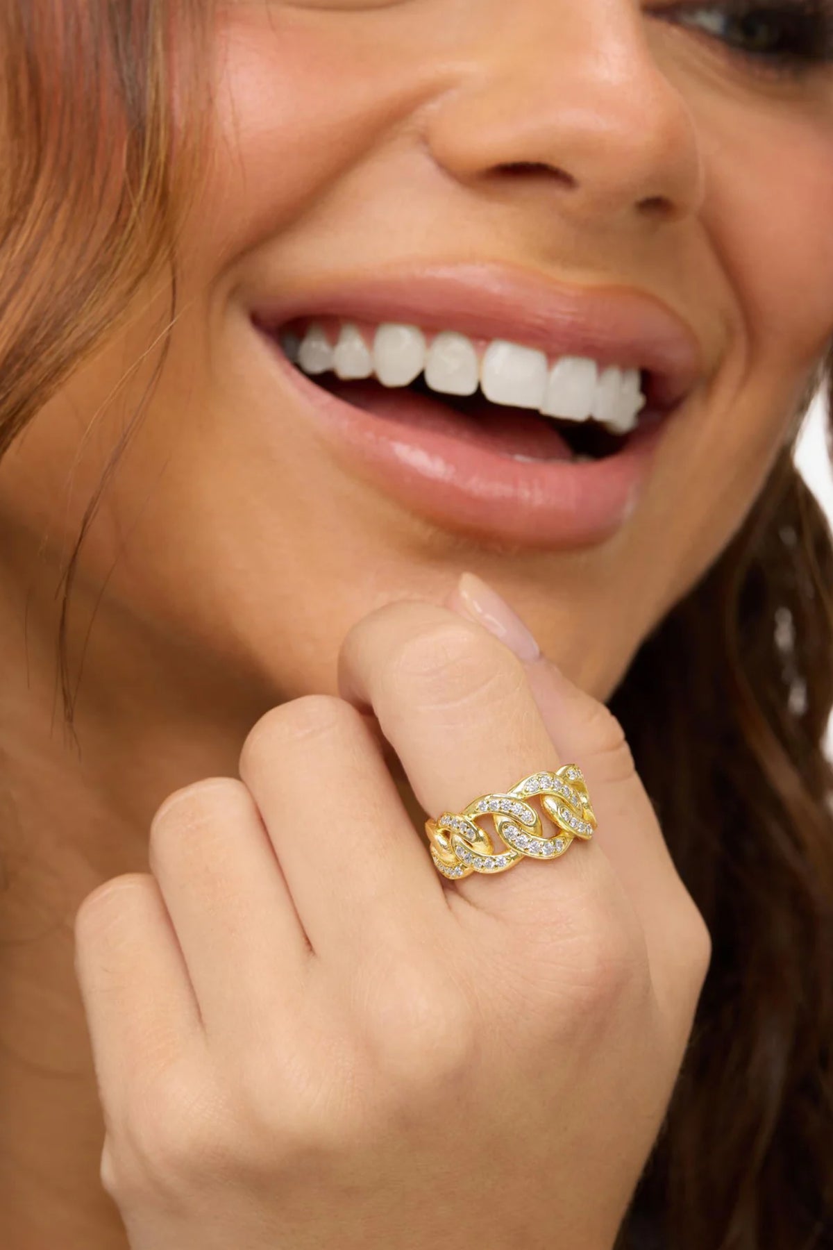 Graduated Pavé Julian Ring