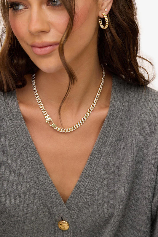 Julian Cuban Chain Necklace 6.8mm 16"
