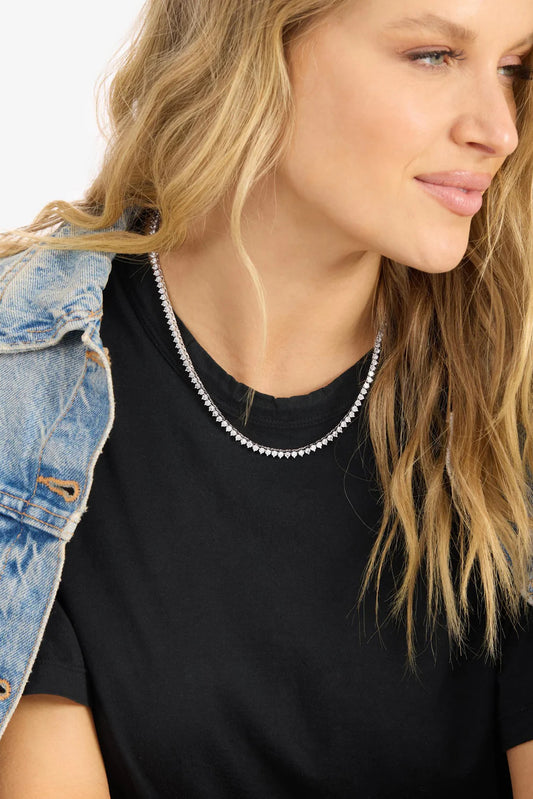 Not Your Basic Tennis Necklace 18"