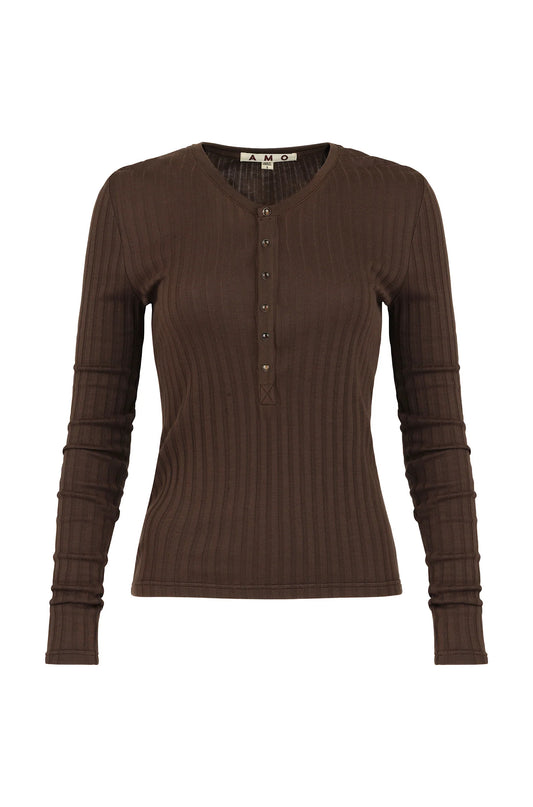 Lottie Top in Mocha