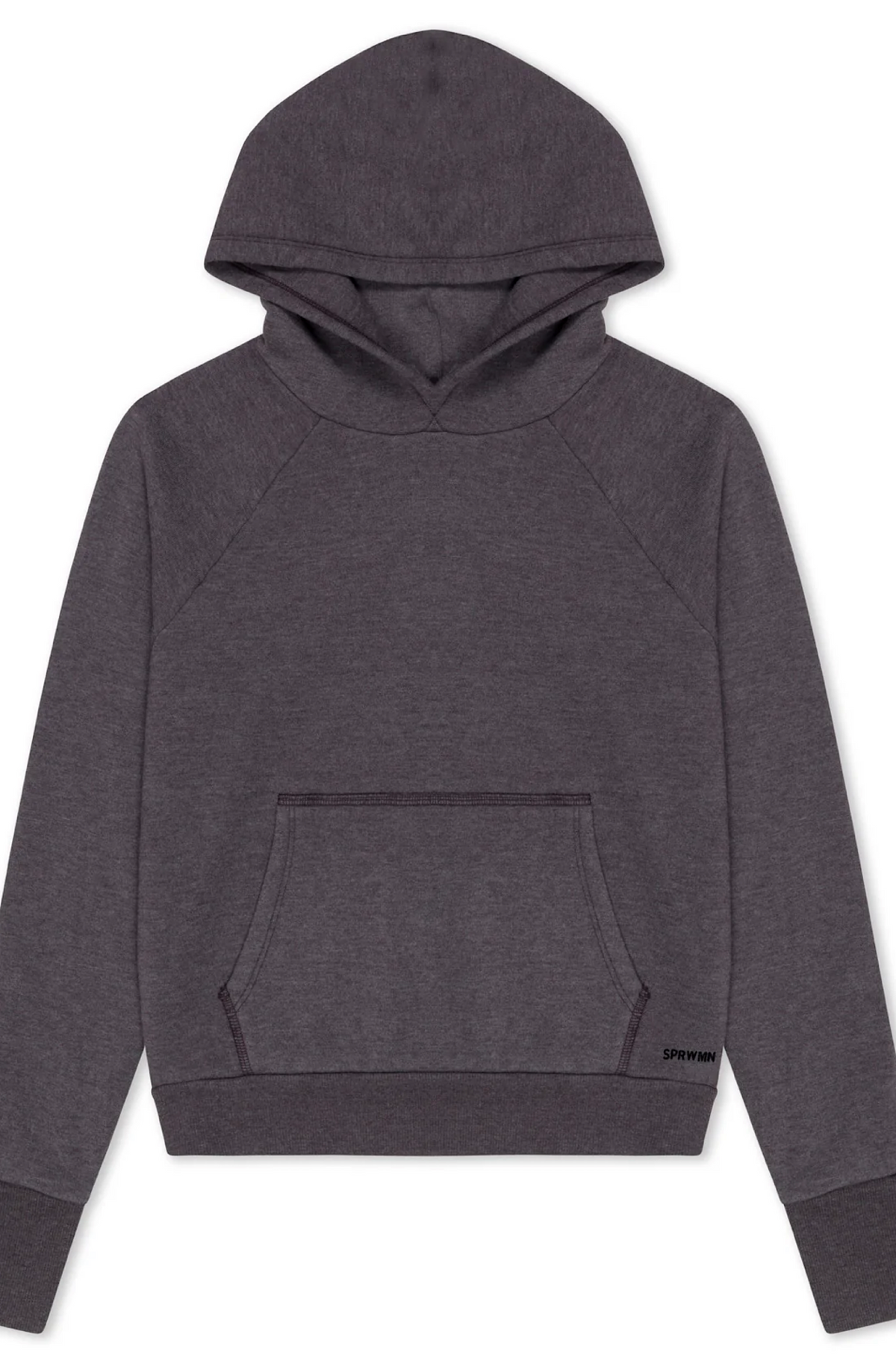Charcoal Shrunken Hoodie