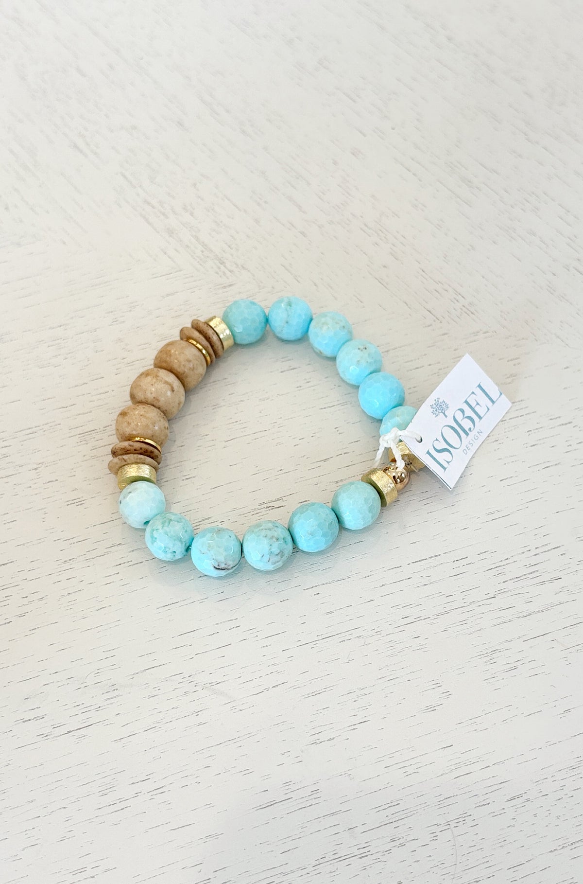 Buffalo Blue Tan Horn Verm Brac
