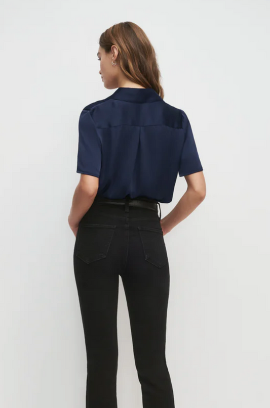 The Take Me Seriously Top in Navy