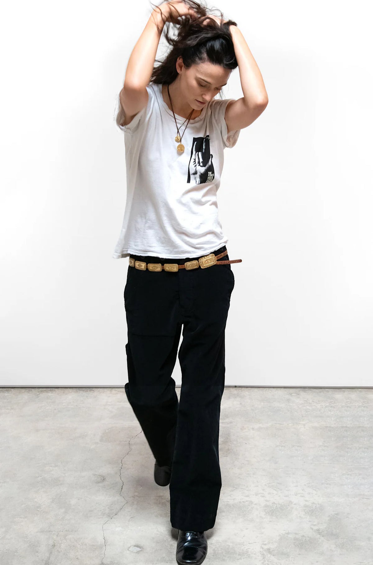 FREECITY HOMAGE GARAGEPRINT TEE WHITE