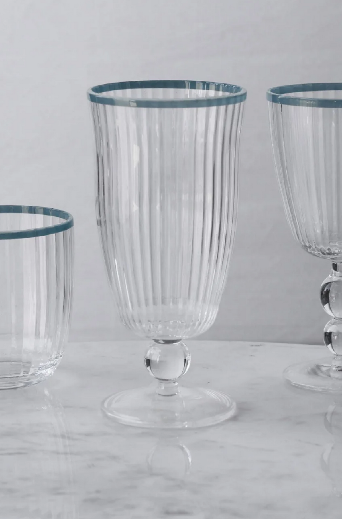 VIDA Acrylic Tumbler S4 (Clear and Blue)