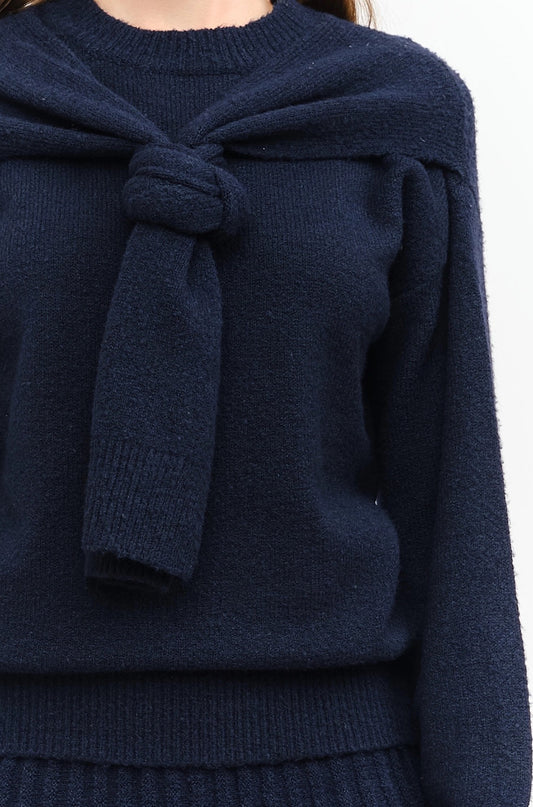 Beau Navy Sweater