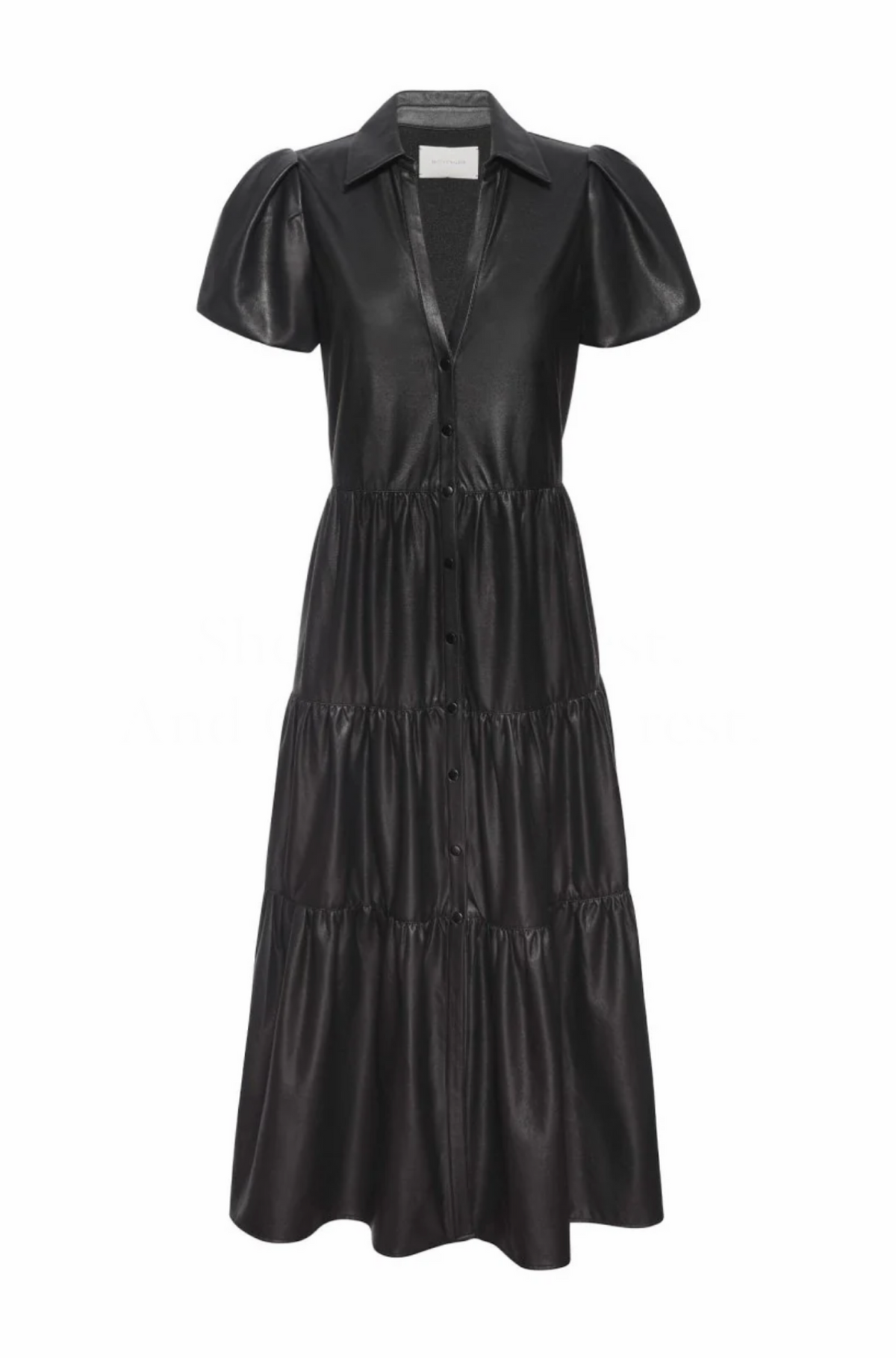 Havana Vegan Leather Dress Long