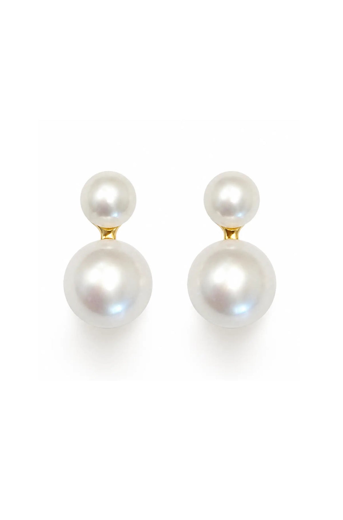 Classic Double Freshwater Pearl Earing