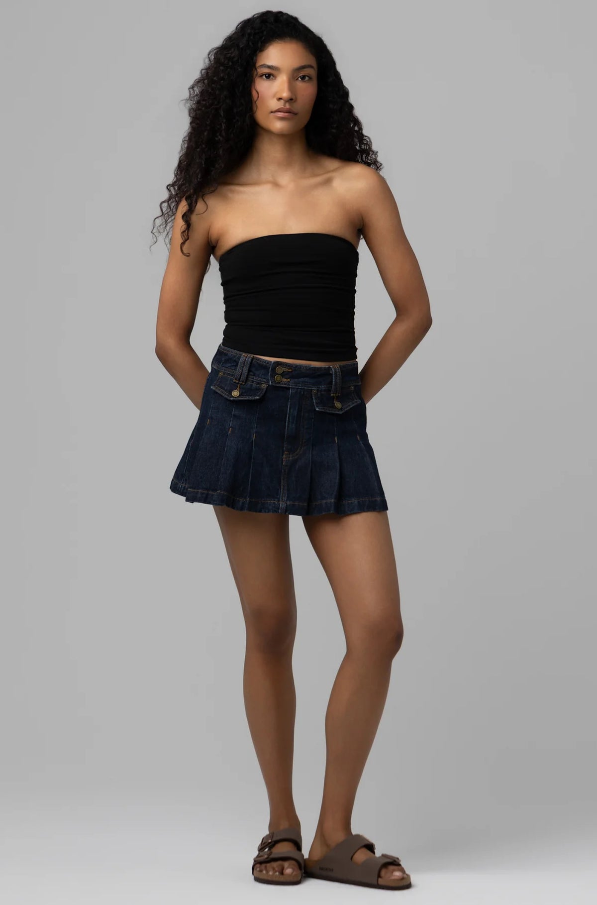 Out and About Denim Skirt