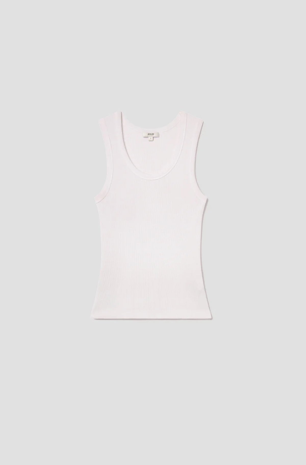 Shrunken Poppy Tank in White