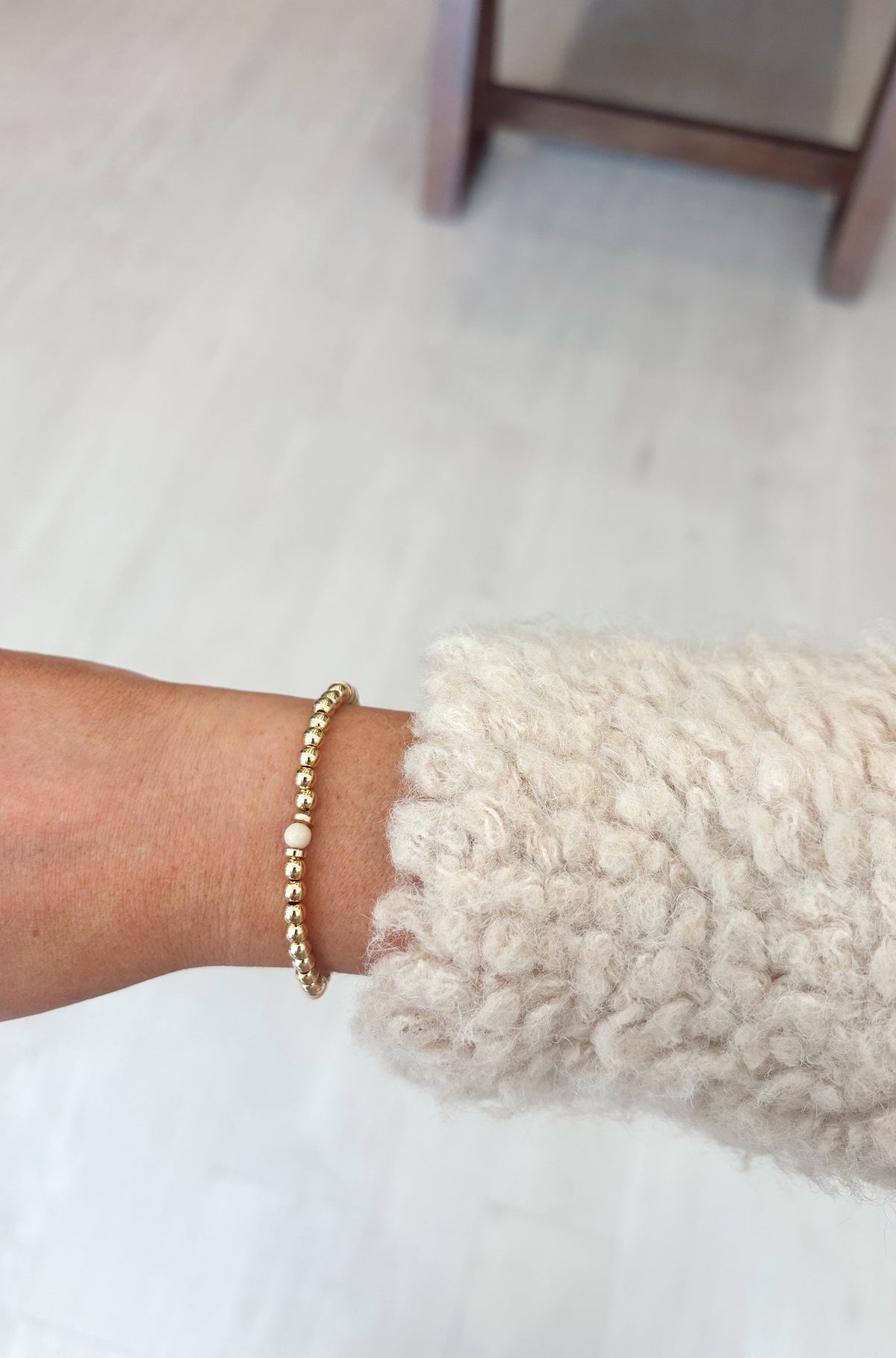 Cream Howlite Bracelet