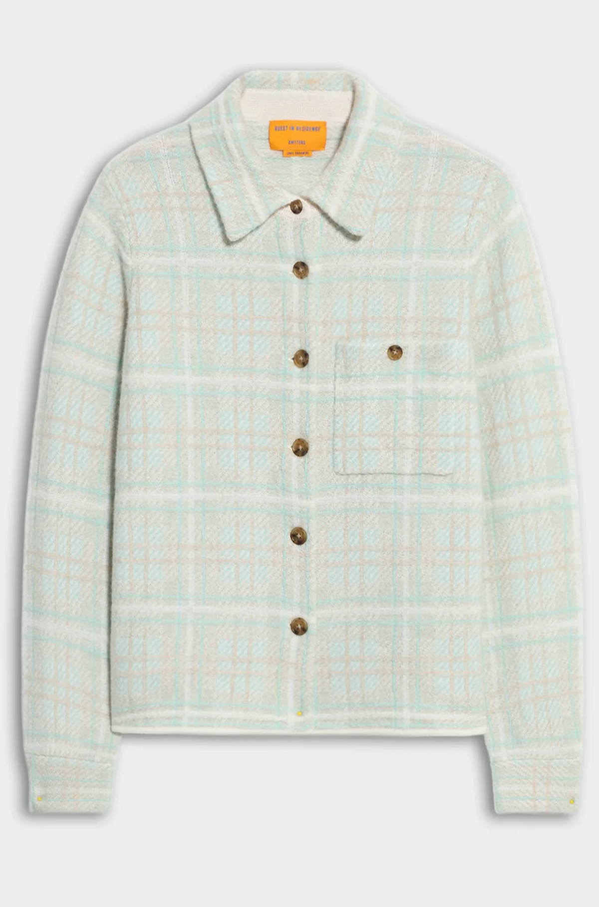Dylan Plaid Shirt in Seaglass Combo