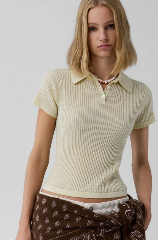 Shrunken Polo in Mist