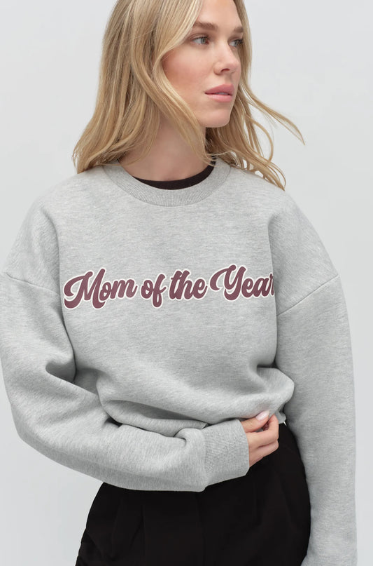 The Cropped Mom of Year Sweatshirt