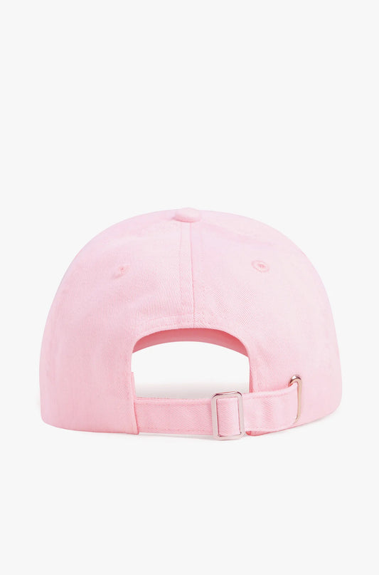 Class Logo Baseball Hat in Light Pink / White