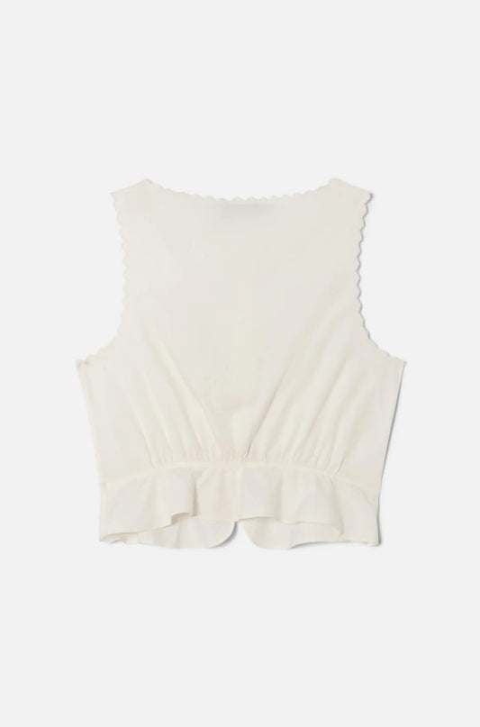Jerry Tank Vintage White