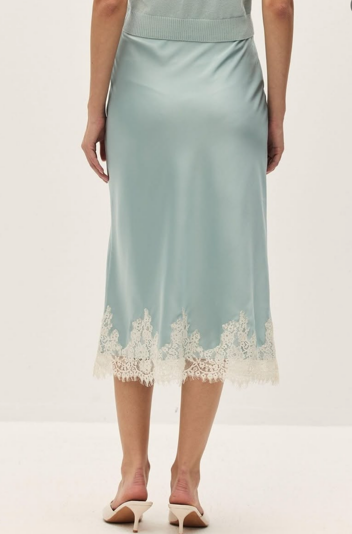 Enid Skirt in Blue Haze