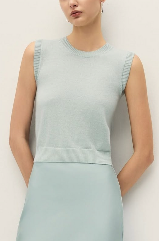 Fiora Top in Blue Haze