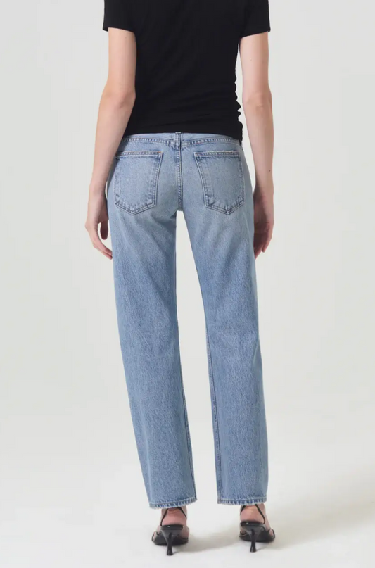 Amber Low Rise Straight in Libertine