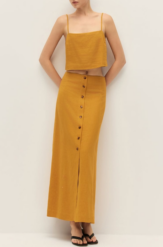 Bianca Top in Golden Spice
