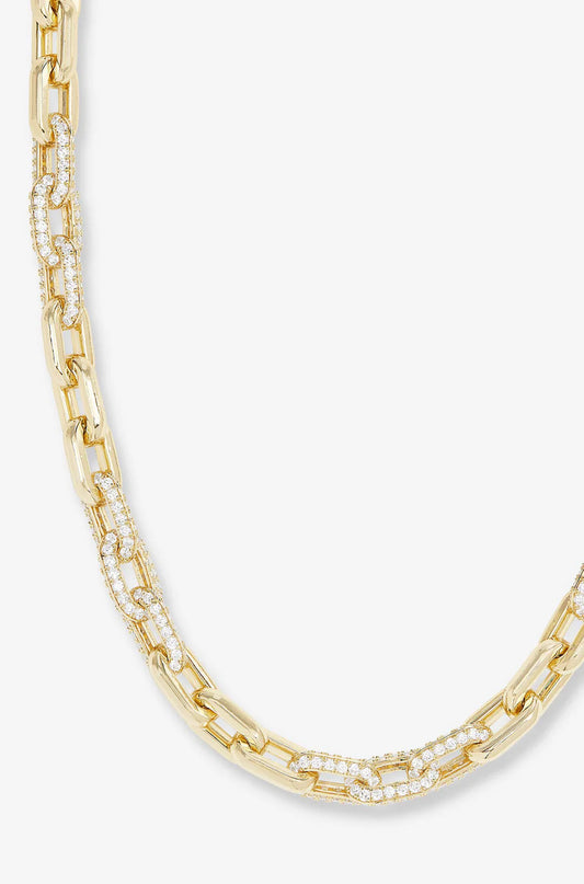 Frankie Pavé Chain Necklace