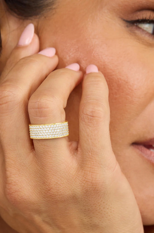 Slick Pavé Ring