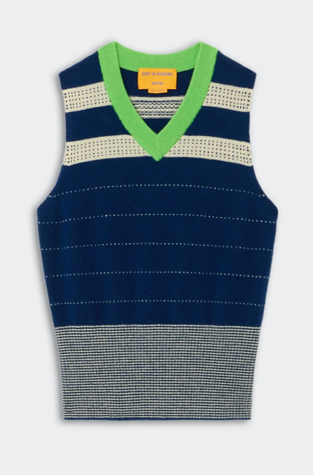 Collegiate Stripe Vest Navy Combo