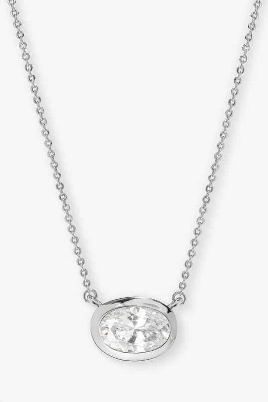 She's a Boss Pendant Necklace in Silver