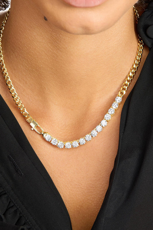 Baby Julian Loves Diamonds Necklace 18”