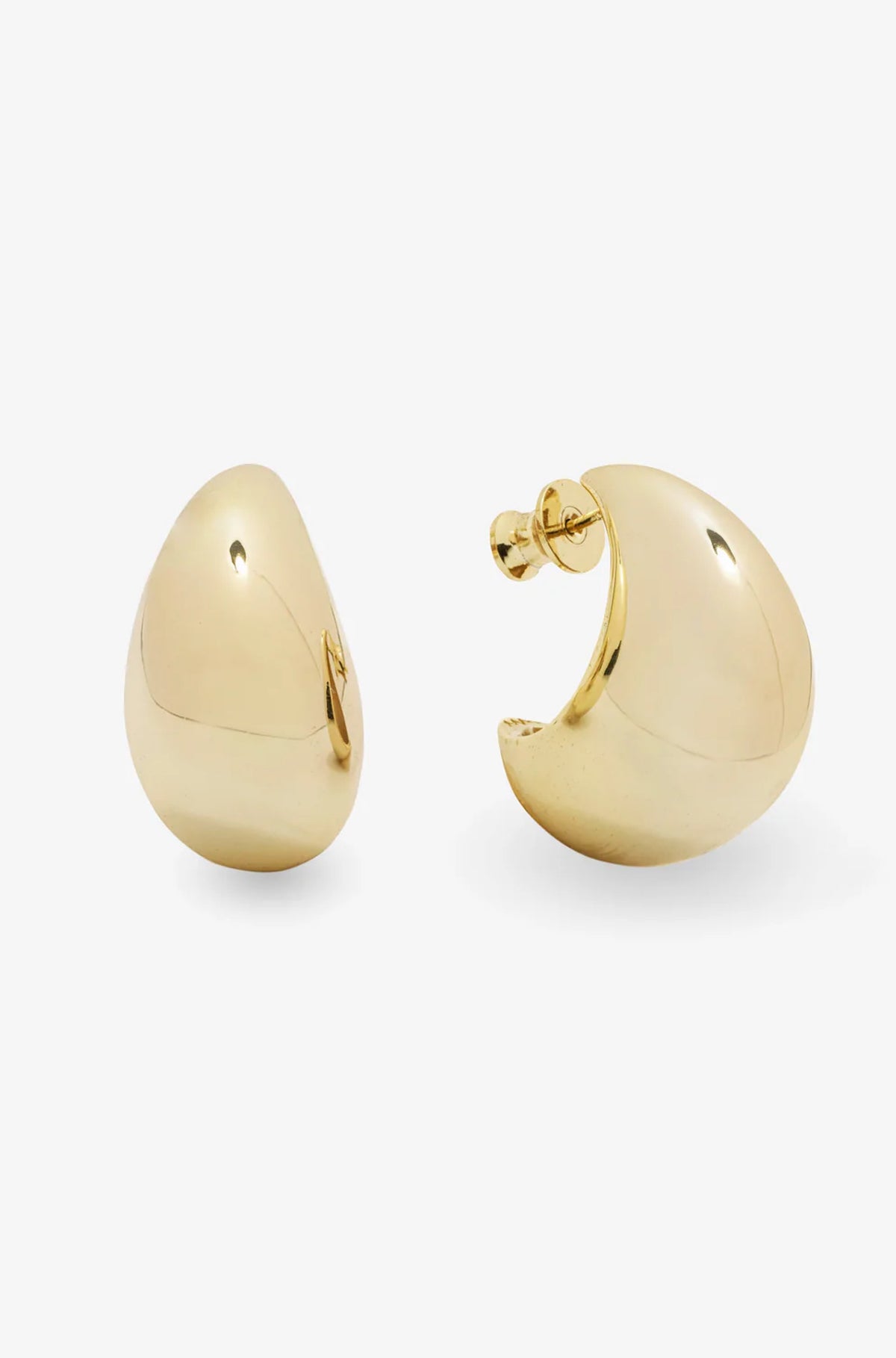 "She's So Smooth" Teardrop Hoops