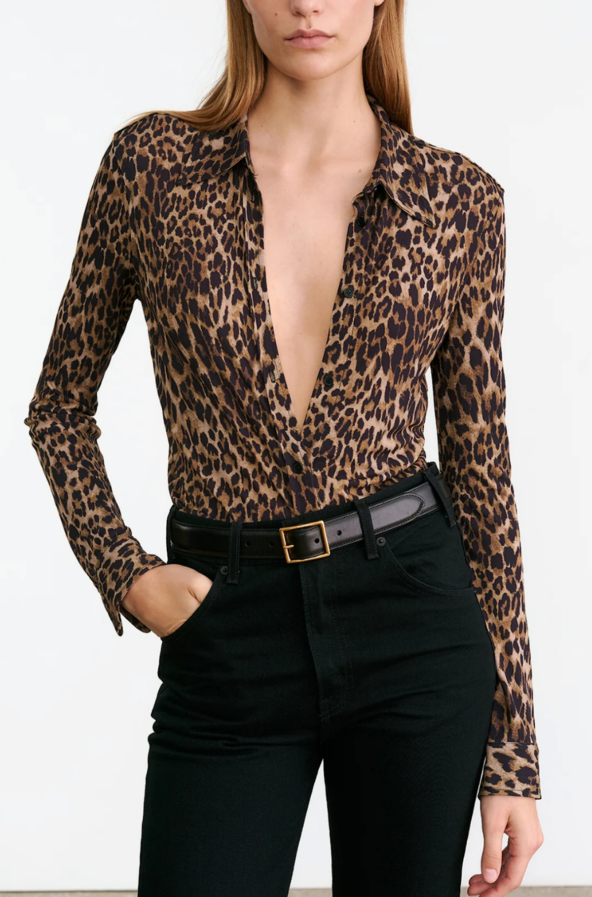 Celestine Shirt in Vintage Leopard