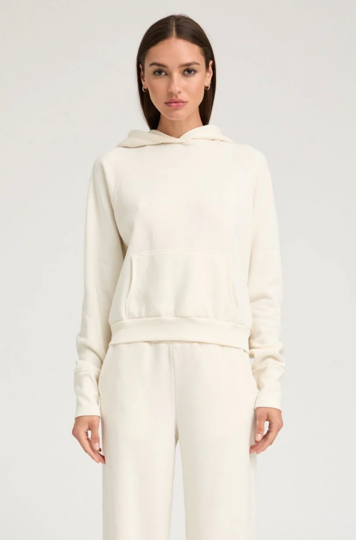 Creme Shrunken Hoodie