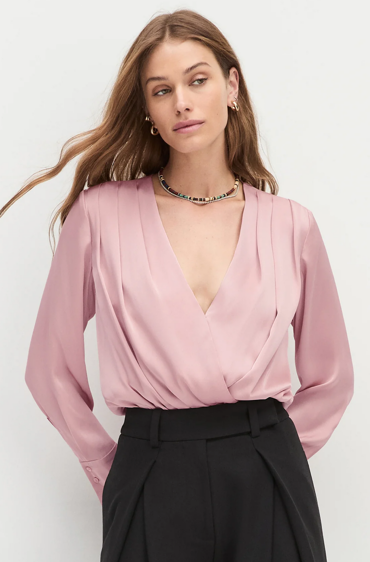 The Date Blouse in Whimsical Rose