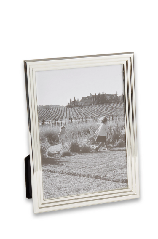 Silver Plated Bamboo Frame 4x6
