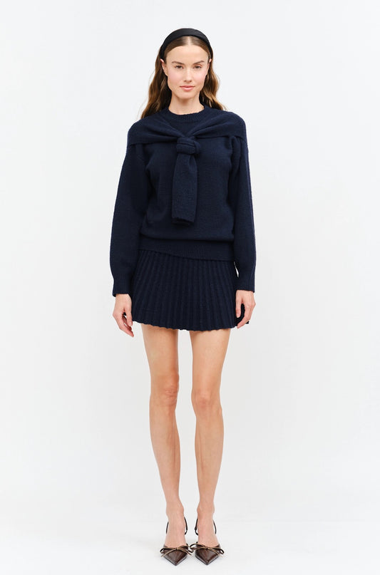 Beau Navy Sweater