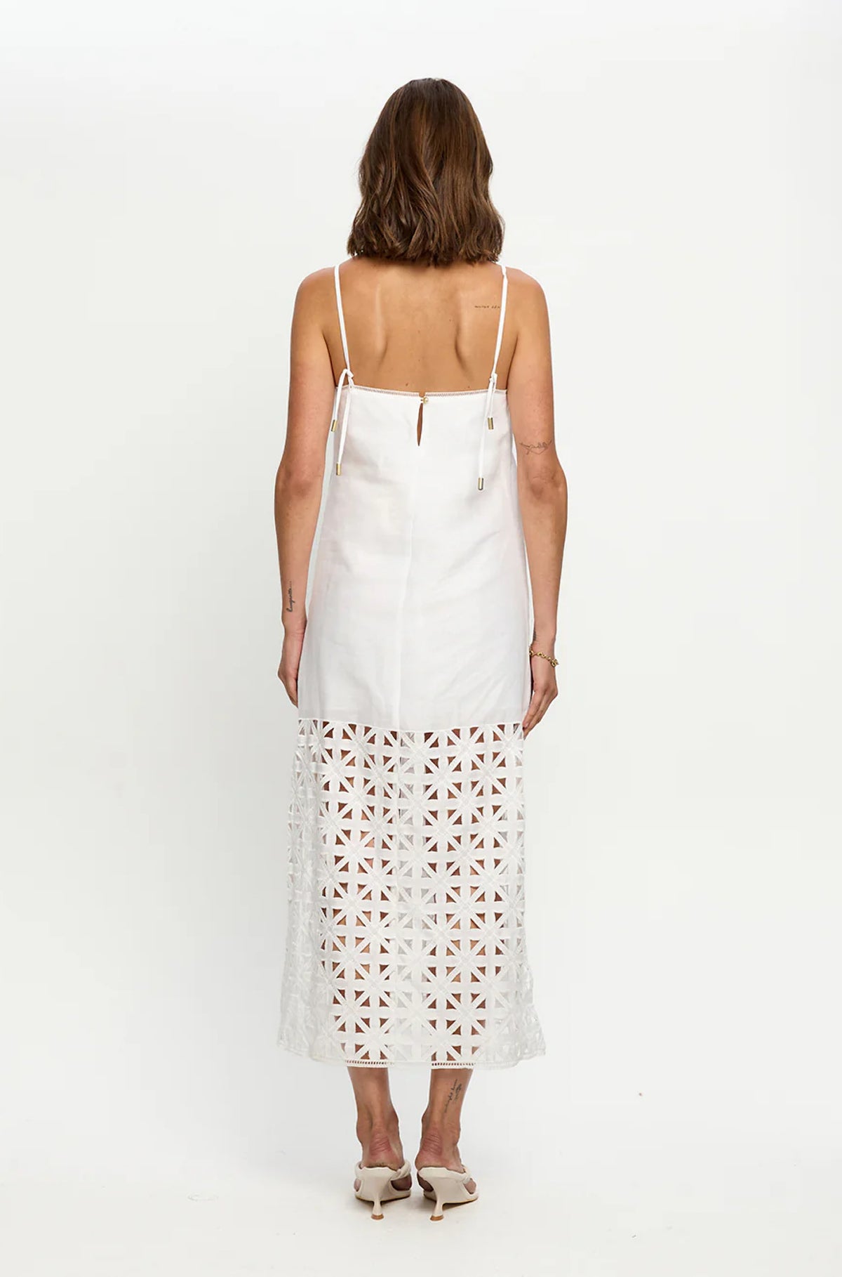 Marley Midi Dress Ivory