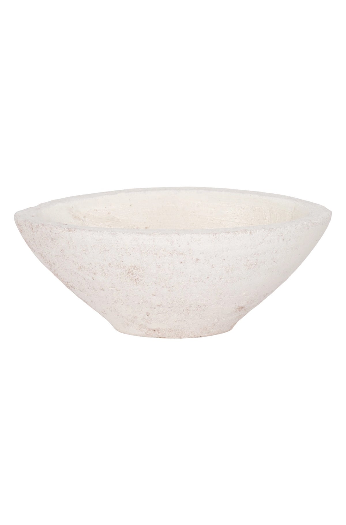 White Artisanal Terracotta Bowl