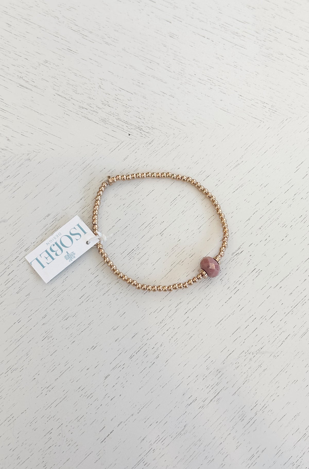 Stretch Amazonite Pink Bracelet