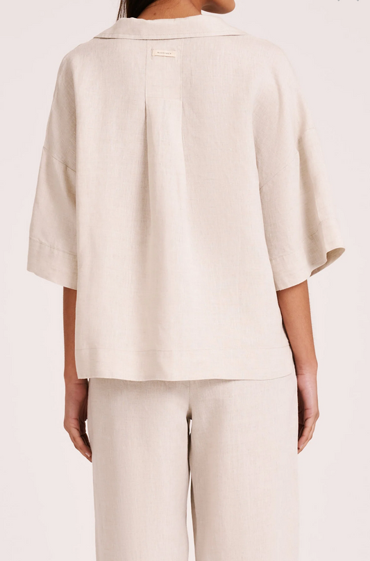 Lounge Linen Shirt Natural