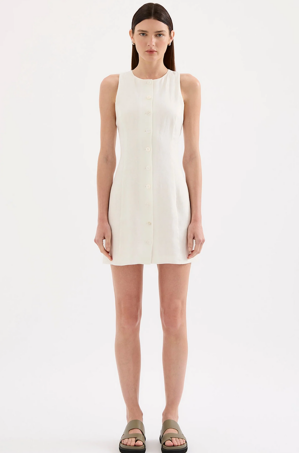 Mazi Linen Mini Dress
