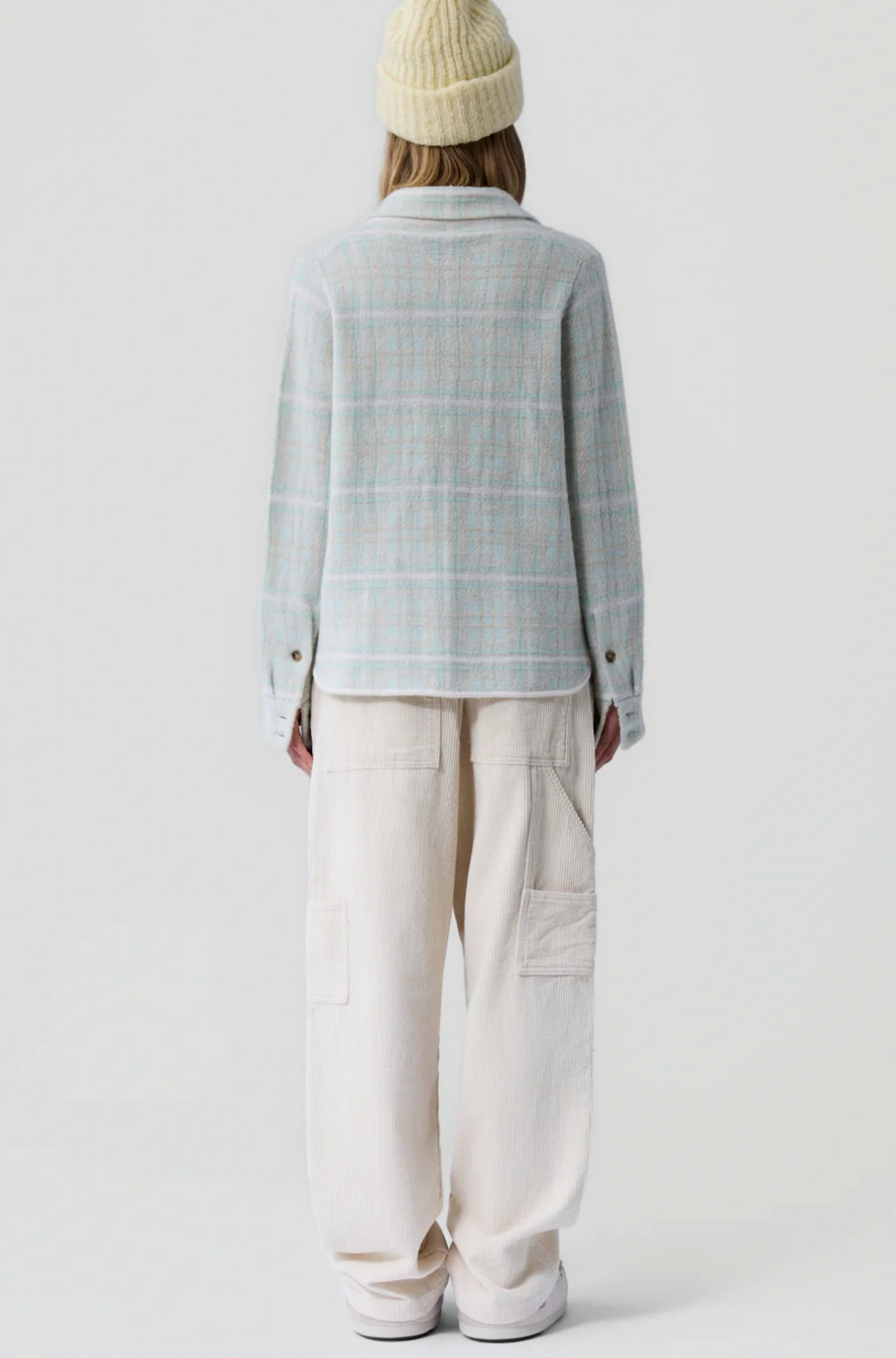 Dylan Plaid Shirt in Seaglass Combo