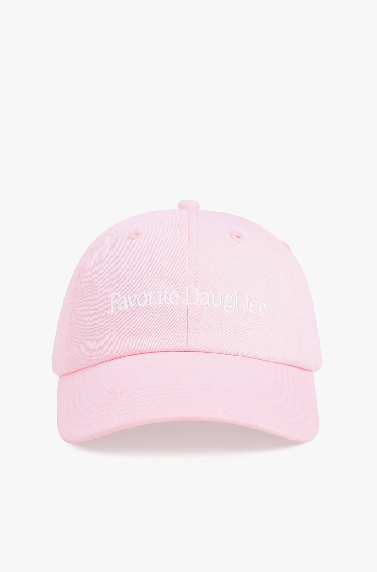 Class Logo Baseball Hat in Light Pink / White