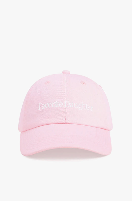 Class Logo Baseball Hat in Light Pink / White