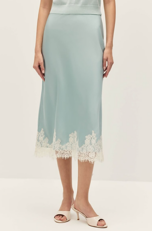 Enid Skirt in Blue Haze