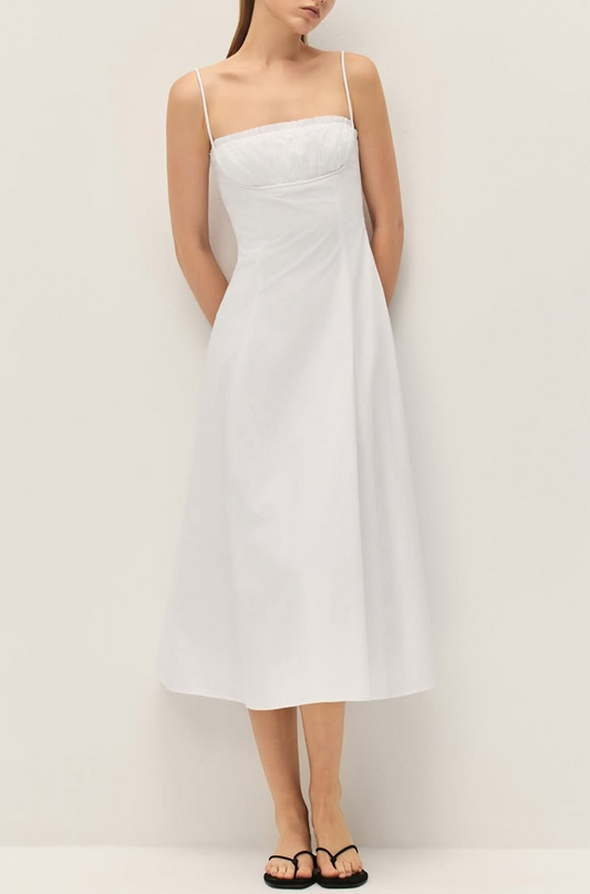 Sienna Dress in Cannoli Cream