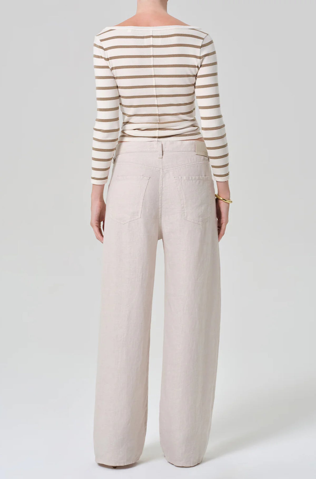 Brynn Drawstring Pale Stone