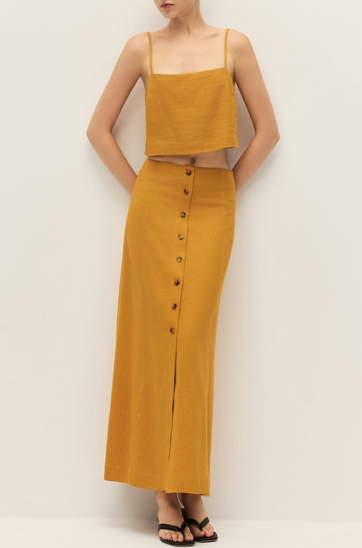 Bianca Skirt in Golden Spice
