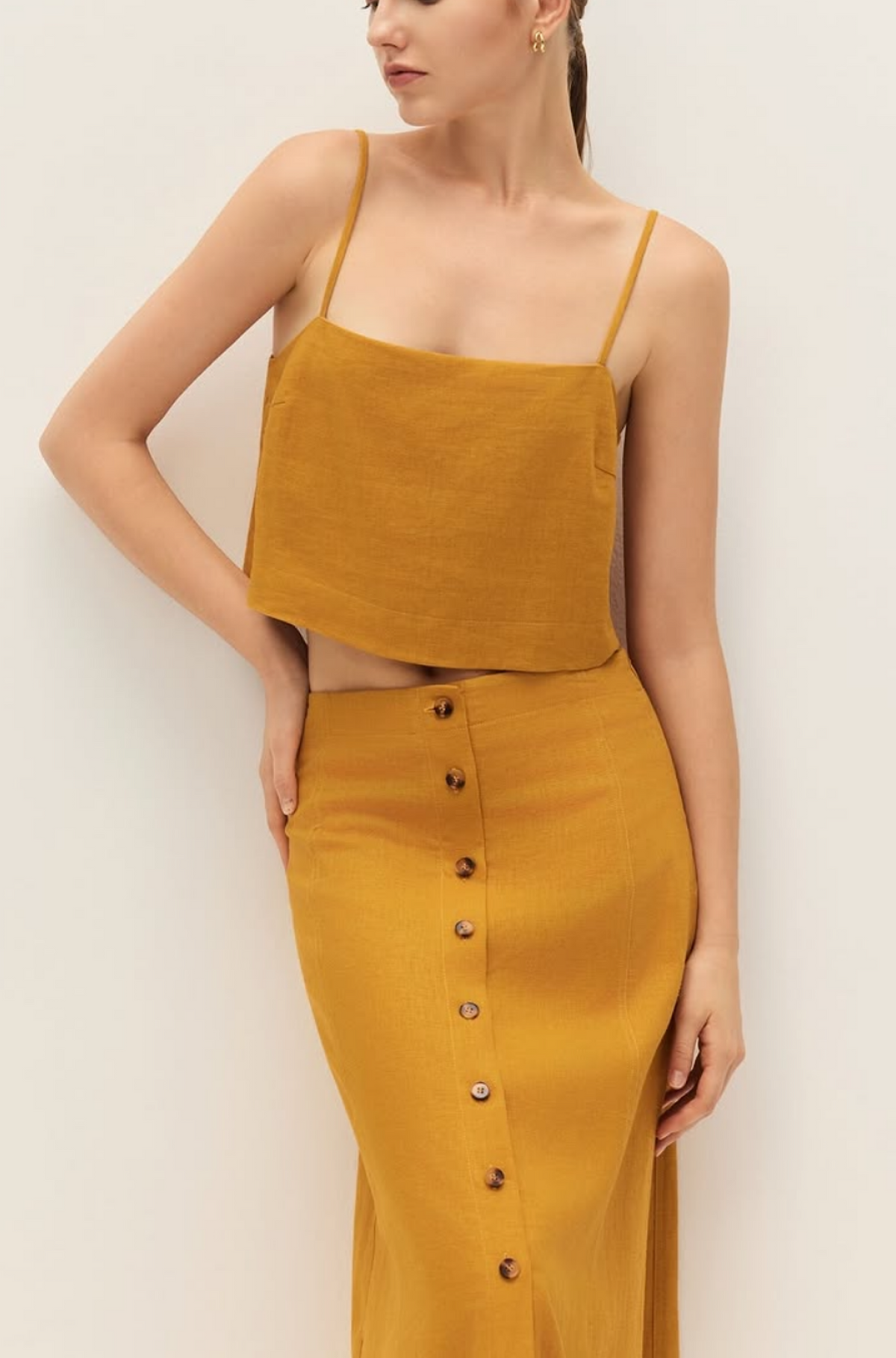 Bianca Top in Golden Spice